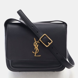 Saint Laurent Paris: Чёрная сумка через плечо  Niki