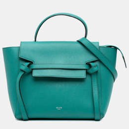 Celine: Зелёная поясная сумка 