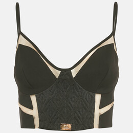 Elisabetta Franchi: Чёрный топ 