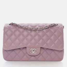 Chanel: Фиолетовая сумка 