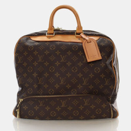 Louis Vuitton: Коричневая дорожная сумка 