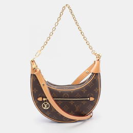 Louis Vuitton: Коричневая сумка 