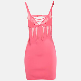 MUGLER: Розовое платье 