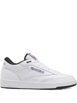 Reebok: Синие кроссовки  Club C Mid II Vintage