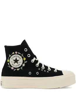 Converse: Чёрные кроссовки  Chuck Taylor All Star Lift