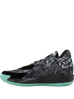 adidas: Чёрные кроссовки  Dame 7