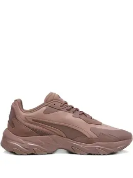 PUMA: Зелёные кроссовки 