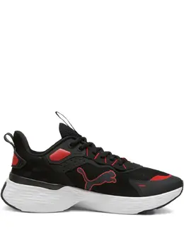 PUMA: Чёрные кроссовки 