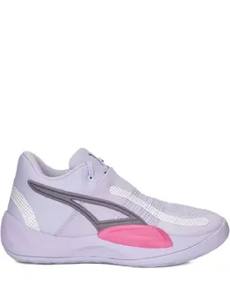 PUMA: Фиолетовые кроссовки 