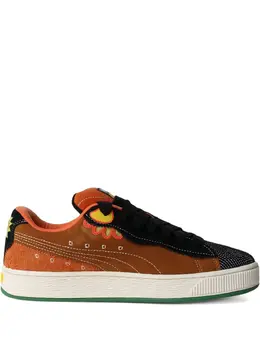 PUMA: Коричневые кроссовки  Suede