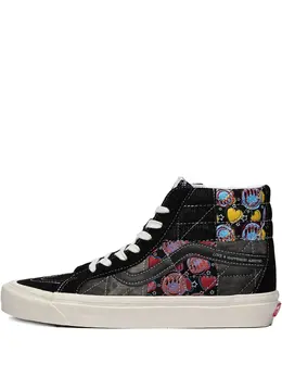 Vans: Чёрные кроссовки  SK8-Hi 38 DX
