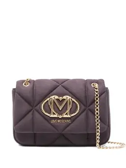 Love Moschino: Фиолетовая сумка 