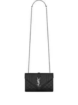 Saint Laurent: Чёрная сумка  Envelope