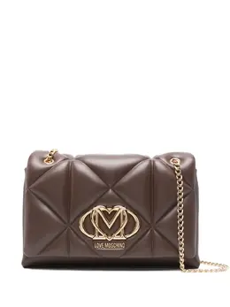 Love Moschino: Коричневая сумка 