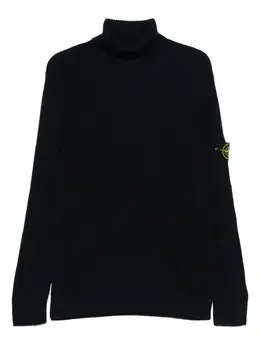 Stone Island: Чёрный свитер 