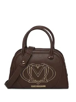 Love Moschino: Коричневая сумка-шоппер 