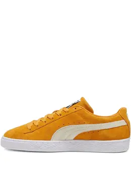 PUMA: Жёлтые кроссовки  Classics