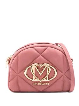 Love Moschino: Розовая сумка через плечо 
