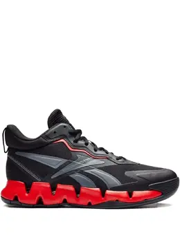 Reebok: Чёрные кроссовки  Zig