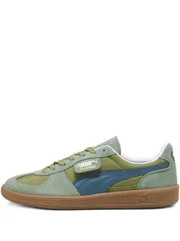PUMA: Зелёные кроссовки 