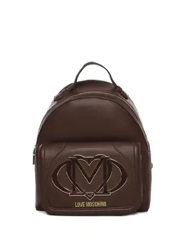 Love Moschino: Коричневый рюкзак 