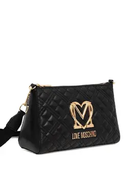 Love Moschino: Чёрная сумка через плечо 