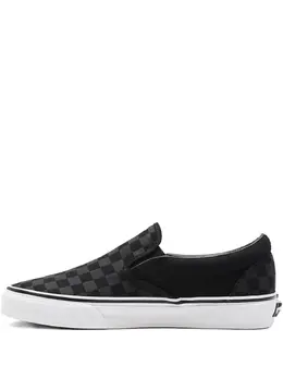 Vans: Чёрные кроссовки  Classic
