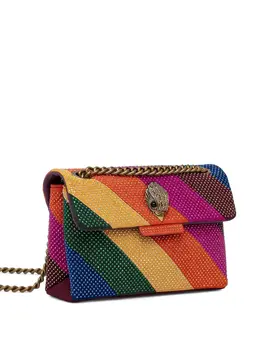 Kurt Geiger London: Розовая сумка через плечо 