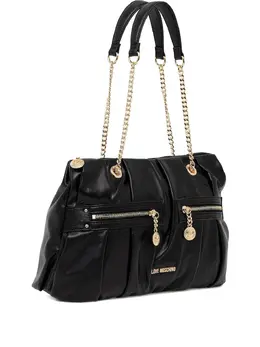Love Moschino: Чёрная сумка-шоппер 