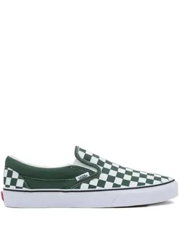 Vans: Зелёные кроссовки 