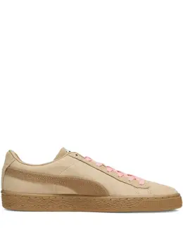 PUMA: Коричневые кроссовки  Suede