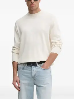 Armani Exchange: Белый свитер 