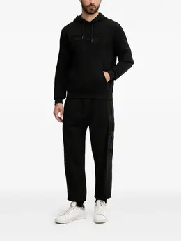 Ea7 Emporio Armani: Чёрная толстовка 