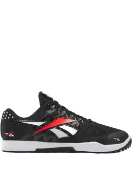 Reebok: Чёрные кроссовки  Nano