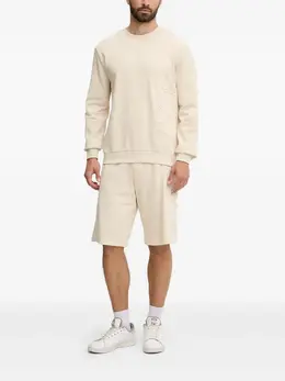 Ea7 Emporio Armani: Белый свитшот 