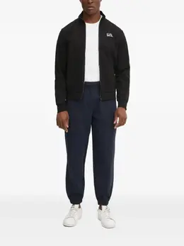 Ea7 Emporio Armani: Чёрный свитшот 