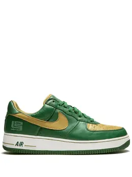 Nike: Зелёные кроссовки  Air Force 1