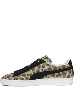 PUMA: Коричневые кроссовки  Suede
