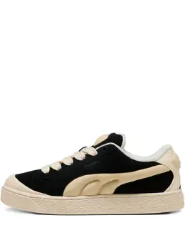 PUMA: Чёрные кроссовки  Suede