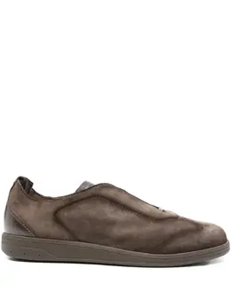 Santoni: Коричневые мокасины 