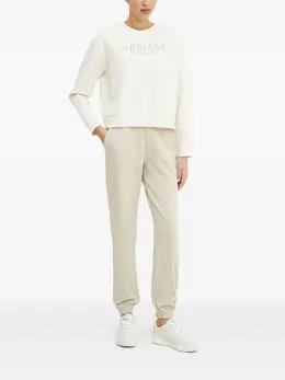 Armani Exchange: Белый свитшот 