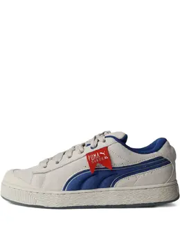 PUMA: Белые кроссовки  Suede