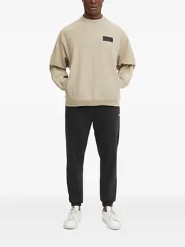 Ea7 Emporio Armani: Бежевый свитшот 