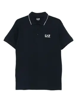 Ea7 Emporio Armani: Поло с принтом 