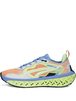 PUMA: Оранжевые кроссовки 
