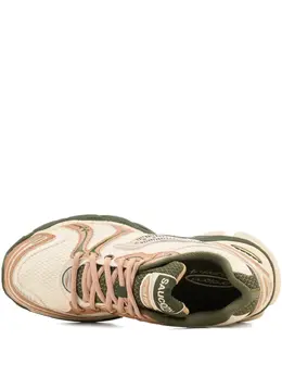 Saucony: Кроссовки цвета хаки 