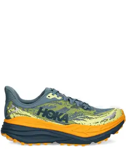 HOKA: Зелёные кроссовки 