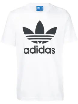 Adidas Originals: Хлопковая футболка  Trefoil