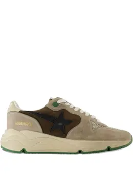 Golden Goose: Бежевые кроссовки  Running Sole