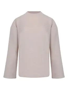 Max Mara: Бежевый свитер 